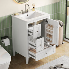 Load image into Gallery viewer, Modern Bathroom Vanity With Sink, Soft Close Drawers &amp; Door, Storage Rack
