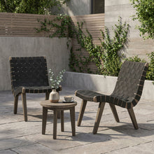 Load image into Gallery viewer, Outdoor 3 Piece Rope Weave Patio Seating Set
