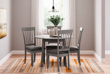 Load image into Gallery viewer, Shullden - 5 Pc. - Drop Leaf Table, 4 Side Chairs - Gray
