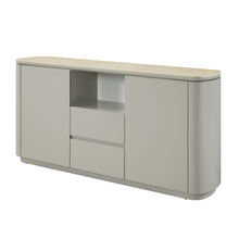 Load image into Gallery viewer, Ingram - Ceramic Top Server - Light Gray
