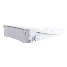 Load image into Gallery viewer, Smart Bidet Toilet Seat With Side Knob Adjustable Heated Seat With Water Temperature And Pressure Adjustment Portable Bidet - White
