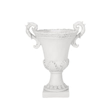 Load image into Gallery viewer, Roman Style Garden Urn Planter - Antique White
