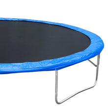 Load image into Gallery viewer, 14Ft Trampoline For Adults &amp; Kids With Basketball Hoop, Outdoor Trampolines With Ladder And Safety Enclosure Net For Kids And Adults - Blue

