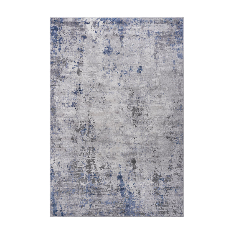 Marfi - 8' X 10' Abstract Area Rug - Silver