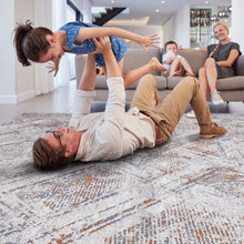 Load image into Gallery viewer, Payas - 5' X 7' Geometric Area Rug - Beige
