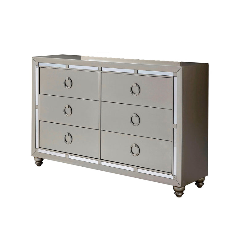 Chloe - Dresser - Silver / Gray