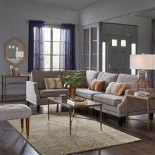 Load image into Gallery viewer, Metal Rectangle Coffee Table With Tempered Glass Top - Bronze
