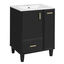 Load image into Gallery viewer, Bathroom Vanity With Sink, Deep Drawer, Door Shelf, 2 Tier Basket
