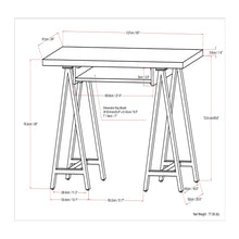 Load image into Gallery viewer, Sawhorse - Handcrafted Solid Desk
