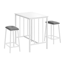 Load image into Gallery viewer, 3 Pieces Dining Set, Counter Height, Rectangular, Small, Contemporary &amp; Modern
