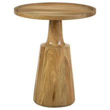 Load image into Gallery viewer, Pedestal Accent Table With Round Lipped Top
