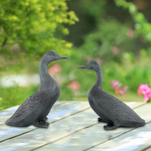 Lucky Duckies Garden Sculpture Pair