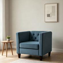 Load image into Gallery viewer, Chesterfield Accent Tufted Square Arm Side Chair
