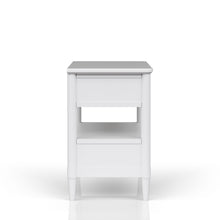 Load image into Gallery viewer, Open Nightstand With 2 Drawers
