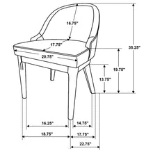 Load image into Gallery viewer, Blakely - Upholstered Dining Side Chair (Set of 2) - Beige
