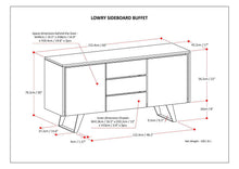 Load image into Gallery viewer, Lowry - Handcrafted Sideboard Buffet
