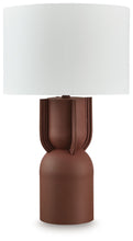 Load image into Gallery viewer, Rowandale - Metal Table Lamp - Brick Red

