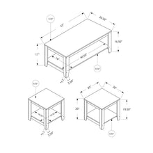 Load image into Gallery viewer, Table Set, Coffee, End, Side, Accent For Living Room Transitional (Set of 3) - Black
