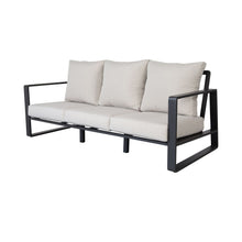 Load image into Gallery viewer, 3 Person Sofa With Rectangular Coffee Table, Cushions Tino Tino - Beige
