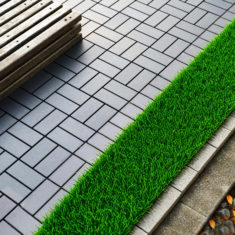 Plastic Interlocking Deck Tiles Patio Deck Tiles Waterproof Outdoor Use