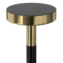 Load image into Gallery viewer, Frannie - Side Table - Gold / Black
