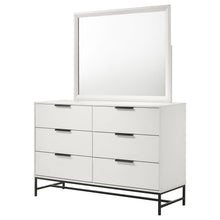 Load image into Gallery viewer, Taraval - 6 Drawer Dresser With Mirror - White
