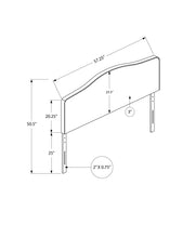 Load image into Gallery viewer, Full Size, Bed Headboard Only, Upholstered Transitional - Gray
