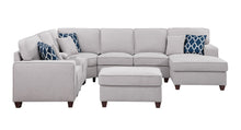 Load image into Gallery viewer, Tina - 8 Piece Upholstered Sectional With Ottoman
