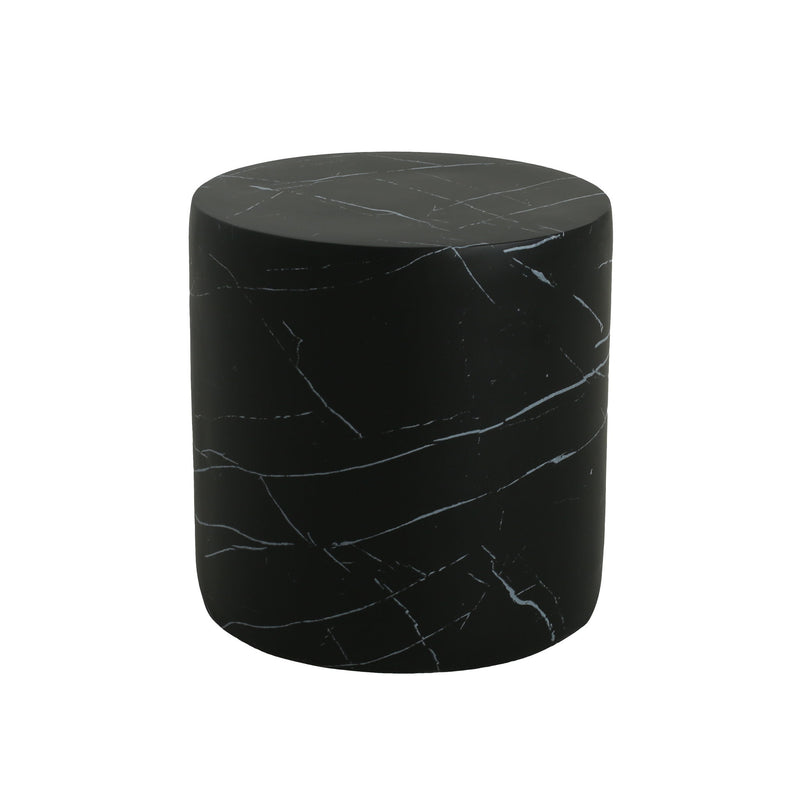 Cylindrical Design, Outdoor Lightweight Concrete Side Table