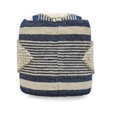 Load image into Gallery viewer, Diamond - Handcrafted Cylindrical Pouf

