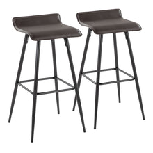 Load image into Gallery viewer, Ale - Contemporary Fixed-Height Bar Stool (Set of 2)
