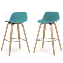 Load image into Gallery viewer, Randolph - Counter / Bar Height Stool (Set of 2) - Blue

