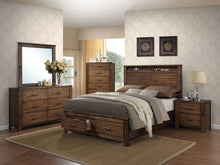 Load image into Gallery viewer, Merrilee - Eastern King Bed With Storage - Oak
