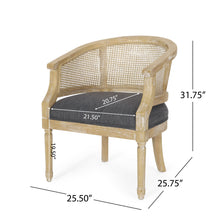 Load image into Gallery viewer, Curved Backrest Accent Chair
