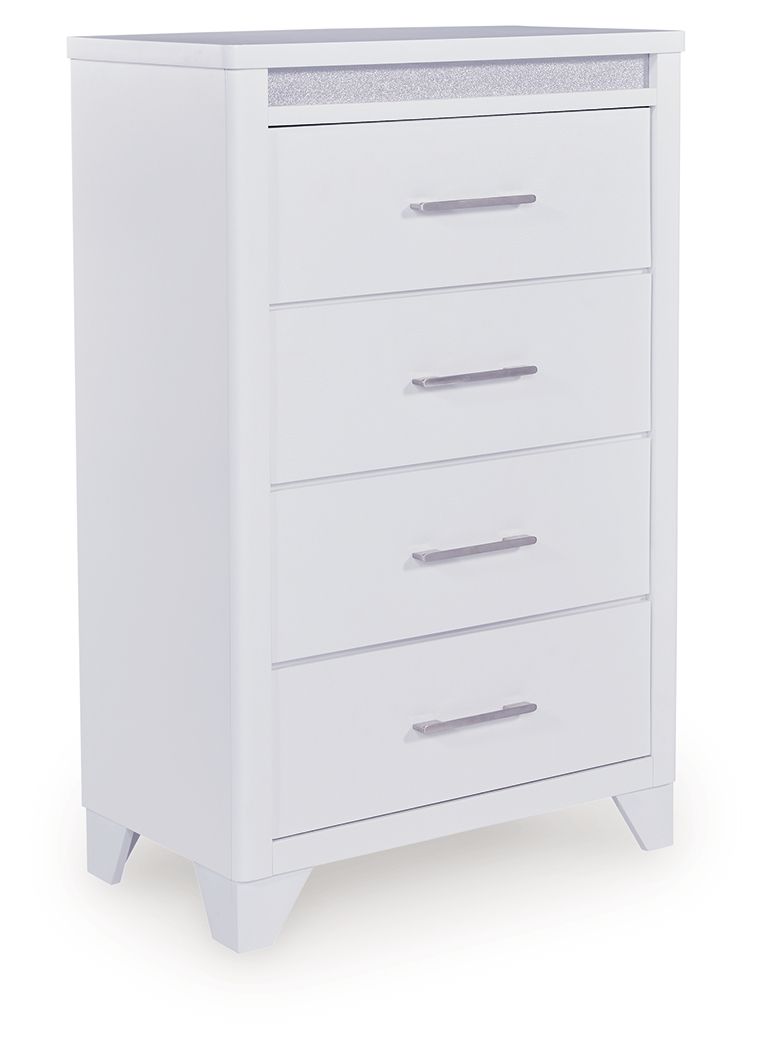 Jarlee - Four Drawer Chest - White