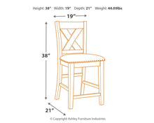 Load image into Gallery viewer, Caitbrook - Upholstered Barstool (Set of 2) - Gray
