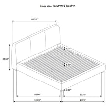 Load image into Gallery viewer, Modern Upholstered Platform Bed With Tufted Headboard
