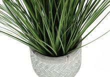 Load image into Gallery viewer, 21" Tall, Artificial Plant, Grass, Indoor, Faux, Fake, Table, Greenery, Potted, Real Touch, Decorative - Green / White
