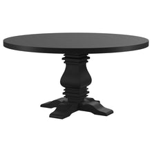 Load image into Gallery viewer, Allende - Round Dining Pedestal Table With Carved Base - Black
