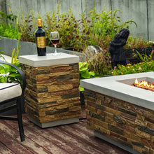 Load image into Gallery viewer, Outdoor Propane Tank Holder Fire Pit Cover Side Table - Sandstone
