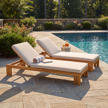 Load image into Gallery viewer, Outdoor Chaise Lounge With 5 Position Adjustable Backrest
