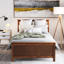 Load image into Gallery viewer, Platform Bed With Headboard, Footboard And Wood Slat Support
