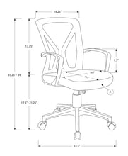 Load image into Gallery viewer, Office Chair, Adjustable Height, Swivel, Ergonomic, Mesh, Contemporary &amp; Modern
