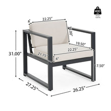 Load image into Gallery viewer, Navan - Outdoor Patio Club Chair
