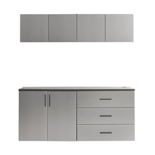 Load image into Gallery viewer, Astro Series - Garage Cabinet Set C With Soft Closing Drawers - Metallic Gray
