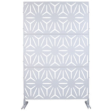 Load image into Gallery viewer, Outdoor &amp; Indoor Metal Privacy Screen, Freestanding Decorative Panels
