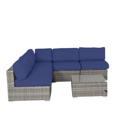Load image into Gallery viewer, Seating Set With Cushions Handcrafted Wicker Design
