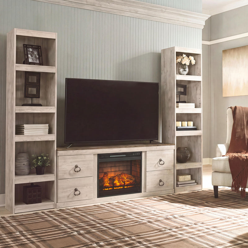Willowton - Entertainment Center With Fireplace Option