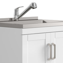 Load image into Gallery viewer, Kyle - Laundry Cabinet &amp; Faucet And Stainless Steel Sink
