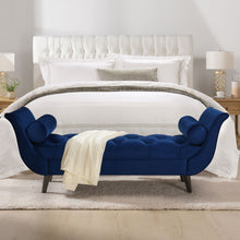Load image into Gallery viewer, Alma - Tufted Flared Arm Entryway Bench
